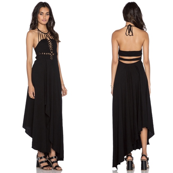 FP Beautiful Stranger Maxi Dress Caged Lace U - Picture 2 of 4